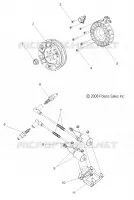 ALLUMAGE SYSTEM   S09PB8ES/ESL (49SNOWSTATOR09600TRG) pour Polaris 800 IQ de 2009