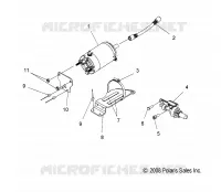 DEMARREUR MOTOR   S09PB8ES/ESL (49SNOWDEMARREUR09600TRG) pour Polaris 800 IQ de 2009