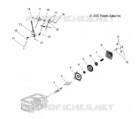 ECHAPPEMENT SOUPAPES AND SOLENOID   S09PB8ES/ESL (49SNOWECHAPPEMENTSOUPAPES08800RMK) pour Polaris 800 IQ de 2009