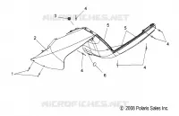 GARDE BOUE ASM., LH   S09PB8ES/ESL (49SNOWFENDERS09BARILLET) pour Polaris 800 IQ de 2009