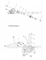 POMPE A HUILE and LINES   S09PB8ES/ESL (49SNOWOILPUMP09700RMK) pour Polaris 800 IQ de 2009
