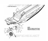 BARRE STABILISATRICE   S08PR7FS/FE (4997479747B05) pour Polaris 750 TURBO SWITCHBACK de 2008