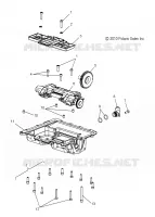 CARTER INFERIEUR   S08PR7FS/FE (49SNOWOILSUMP11IQ) pour Polaris 750 TURBO SWITCHBACK de 2008