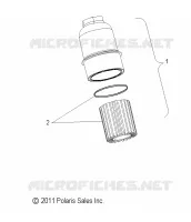FILTRE A HUILE   S08PR7FS/FE (49SNOWOILFILTERFS) pour Polaris 750 TURBO SWITCHBACK de 2008