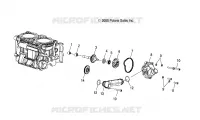 POMPE A EAU   S08PR7FS/FE (4997479747D10) pour Polaris 750 TURBO SWITCHBACK de 2008