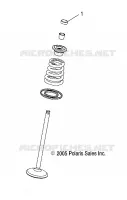 SOUPAPES   S08PR7FS/FE (4997479747D14) pour Polaris 750 TURBO SWITCHBACK de 2008