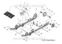 SUSPENSION ARRIERE   S08PR7FS/FE (49SNOWSUSPRR08SBTRBO) pour Polaris 750 TURBO SWITCHBACK de 2008