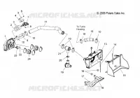 SYSTÈME DE REFROIDISSEMENT   S08PR7FS/FE (49SNOWCOOLERFSTIQSWTCH) pour Polaris 750 TURBO SWITCHBACK de 2008