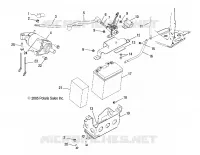 DEMARREUR ET BATTERIE   S06PT7HS (4997539753C09) pour Polaris 700 HO TOURING de 2006