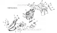 ECHAPPEMENT   S06PT7HS (4997539753C10) pour Polaris 700 HO TOURING de 2006