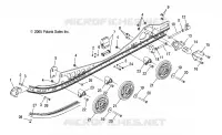 FIXATION RAIL   S06PT7HS (4997539753B10) pour Polaris 700 HO TOURING de 2006
