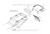 PARE CHOCS/HITCH/FLAP   S06PT7HS (4997539753A06) pour Polaris 700 HO TOURING de 2006