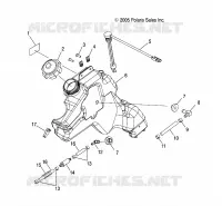 RESERVOIR D'HUILE   S06PT7HS (4997539753C07) pour Polaris 700 HO TOURING de 2006