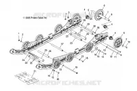 SUSPENSION ARRIERE   S06PT7HS (4997539753B11) pour Polaris 700 HO TOURING de 2006