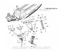 SUSPENSION AVANT   S06PT7HS (4997539753B04) pour Polaris 700 HO TOURING de 2006