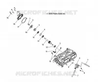 WATER/POMPE A HUILE   S06PT7HS (4997539753D02) pour Polaris 700 HO TOURING de 2006