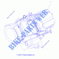 MOTEUR COMPLET   A13MH46AF/AX/MS46AX (49ATVMOTEUR08SP500) pour Polaris SPORTSMAN 400 HO 4X4 de 2013