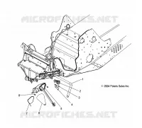 BARRE STABILISATRICE   S05PL8/PM8/PN8/ALL OPTIONS (4992929292B04) pour Polaris 900 RMK de 2005