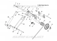 BRAS DE SUSPENSION ARRIERE   S05PL8/PM8/PN8/ALL OPTIONS (4992929292B13) pour Polaris 900 RMK de 2005