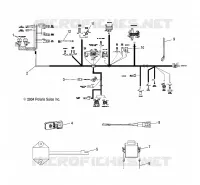 ELECTRICITE   S05PL8/PM8/PN8/ALL OPTIONS (4992929292B14) pour Polaris 900 RMK de 2005