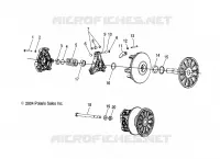 EMBRAYAGE DE TRANSMISSION   S05PL8/PM8/PN8/ALL OPTIONS (4992929292C03) pour Polaris 900 RMK de 2005
