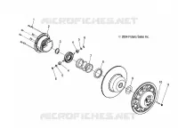 EMBRAYAGE DE TRANSMISSION   S05PL8/PM8/PN8/ALL OPTIONS (4992929292C04) pour Polaris 900 RMK de 2005