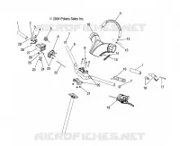 GUIDON   S05PL8/PM8/PN8/ALL OPTIONS (4992929292B08) pour Polaris 900 RMK de 2005