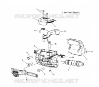 MAITRE CYLINDRE/LH CONTROL   S05PL8/PM8/PN8/ALL OPTIONS (4992929292B09) pour Polaris 900 RMK de 2005
