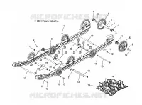 SUSPENSION   S05PL8/PM8/PN8/ALL OPTIONS (4992929292B10) pour Polaris 900 RMK de 2005