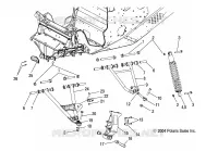 SUSPENSION AVANT   S05PL8/PM8/PN8/ALL OPTIONS (4992929292B03) pour Polaris 900 RMK de 2005