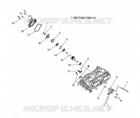 WATER/POMPE A HUILE   S05PL8/PM8/PN8/ALL OPTIONS (4992929292D03) pour Polaris 900 RMK de 2005