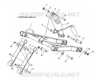 BRAS DE SUSPENSION AVANT   S04NX4CS/CE (4988778877B12) pour Polaris 440 PRO XR de 2004