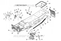 CHASSIS   S04NX4CS/CE (4988778877A03) pour Polaris 440 PRO XR de 2004
