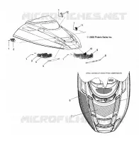 FOIL/FOAM   S04NX4CS/CE (4988778877A10) pour Polaris 440 PRO XR de 2004