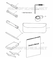 OUTILS   S04NX4CS/CE (4988778877D02) pour Polaris 440 PRO XR de 2004