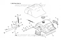 RESERVOIR   S04NX4CS/CE (4988778877A04) pour Polaris 440 PRO XR de 2004