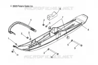 SKI   S04NX4CS/CE (4988778877B05) pour Polaris 440 PRO XR de 2004