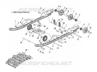 SUSPENSION   S04NX4CS/CE (4988778877B11) pour Polaris 440 PRO XR de 2004