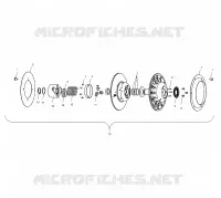EMBRAYAGE DE TRANSMISSION   S03ND5CS (4977947794C01) pour Polaris 500 CLASSIC de 2003