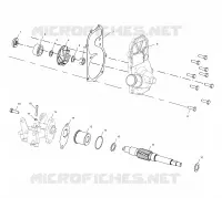 POMPE A EAU/POMPE A HUILE   S03ND5CS (4977947794C11) pour Polaris 500 CLASSIC de 2003