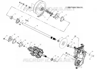 SYSTÈME DE TRANSMISSION   S03ND5CS (4977947794C04) pour Polaris 500 CLASSIC de 2003