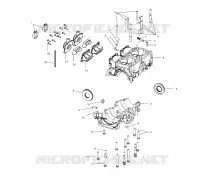 CARTERS MOTEUR (500)   S03NP5CS/5CSA/5CSB S03NA5CS S03NF5CS S03NE5CS (4977827782D06) pour Polaris 500 XC EDGE de 2003