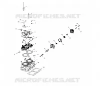 CYLINDRE (500)   S03NP5CS/5CSA/5CSB S03NA5CS S03NF5CS S03NE5CS (4977827782D07) pour Polaris 500 XC EDGE de 2003