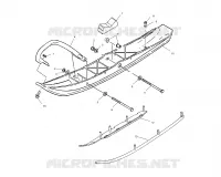 SKI   S03NP5CS/5CSA/5CSB/6ES/6ESA/6ESB S03NA5CS/6ES S03NF5CS/6ES S03NE5CS/6ES (4977827782B01) pour Polaris 500 XC EDGE de 2003