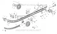FIXATION RAIL (M 10)   S03NF5CS/6ES S03NE5CS/6ES (4977827782B11) pour Polaris 500 XC SP EDGE de 2003