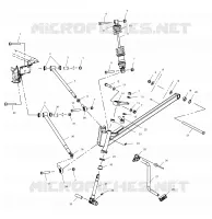 SUSPENSION AVANT   S03NP5CS/5CSA/5CSB/6ES/6ESA/6ESB S03NA5CS/6ES S03NF5CS/6ES S03NE5CS/6ES (4977827782A13) pour Polaris 500 XC SP EDGE de 2003