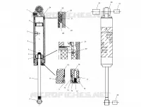 AMORTISSEUR (REAR TRACK)(EDGE)   S03NP5CS/5CSA/5CSB/6ES/6ESA/6ESB S03NA5CS/6ES (4977827782C06) pour Polaris 500 XC SP EDGE de 2003