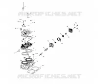 CYLINDRE (500)   S03NP5CS/5CSA/5CSB S03NA5CS S03NF5CS S03NE5CS (4977827782D07) pour Polaris 500 XC SP EDGE de 2003