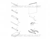 OUTILS   S03NP5CS/5CSA/5CSB/6ES/6ESA/6ESB S03NA5CS/6ES S03NF5CS/6ES S03NE5CS/6ES (4977827782E09) pour Polaris 500 XC SP EDGE de 2003