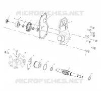 POMPE A EAU/POMPE A HUILE (500)   S03NP5CS/5CSA/5CSB S03NA5CS S03NF5CS S03NE5CS (4977827782D10) pour Polaris 500 XC SP EDGE de 2003